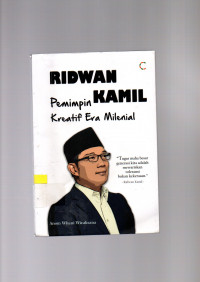 Image of RIDWAN KAMIL:Pemimpin Kreatif Era Milenial